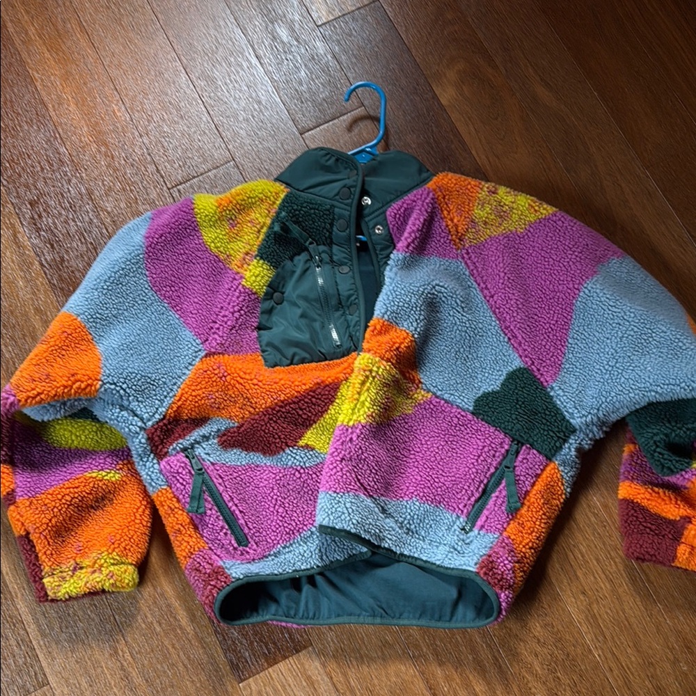 Free People Multicolor Patchwork Jacket - image 1